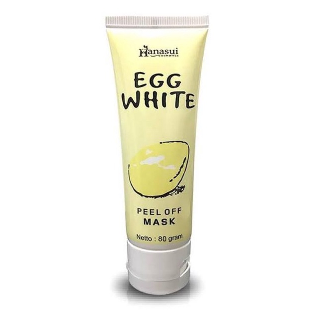 Hanasui Egg White Peel Off Mask 80 g / Masker Wajah / Masker Wajah Hanasui