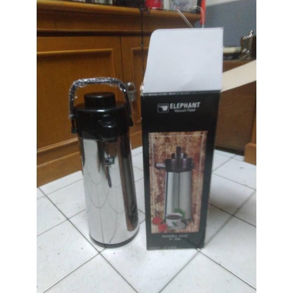 TERMOS AIR POT PENCET AIR PANAS ELEPHANT POMPA 2.5 L ST-2500