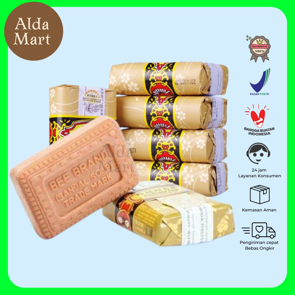 BEE BRAND SOAP 81gr 125gr - SABUN TAWON BPOM - SABUN KESEHATAN BPOM