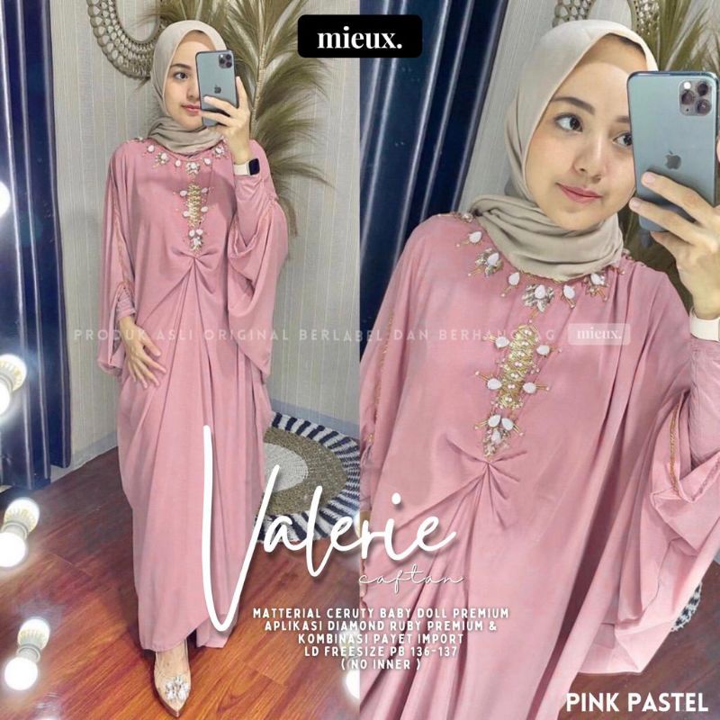 sheila kaftan kondangan original mieux Valerie isyana mieux miranti kaftan