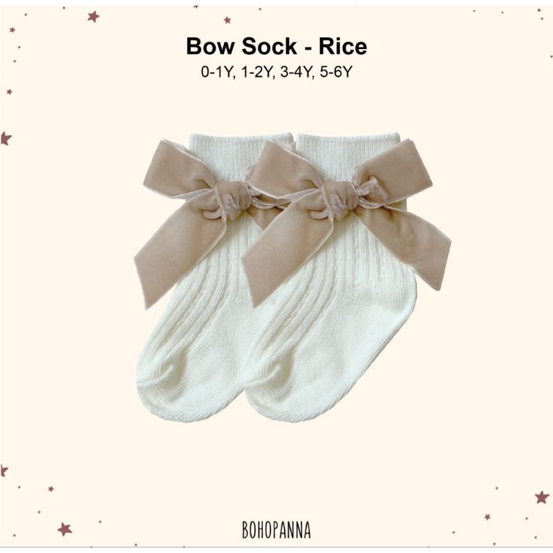 Bow Sock BohoPanna B19