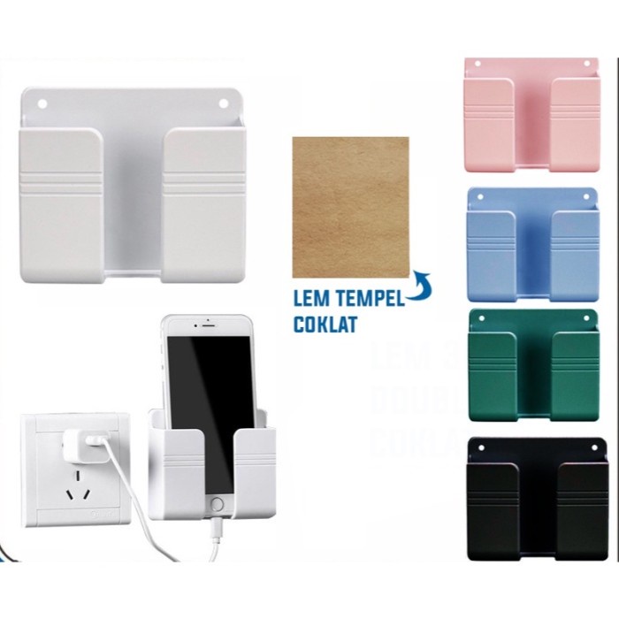 Rak HOLDER HP DINDING / stand holder charging tempel dinding