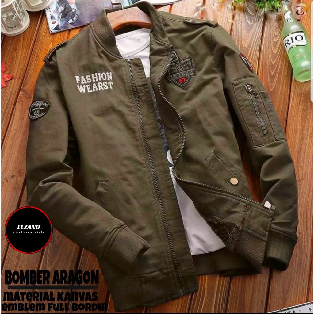 Jaket Bomber Aragon - Jaket Bomber Pria