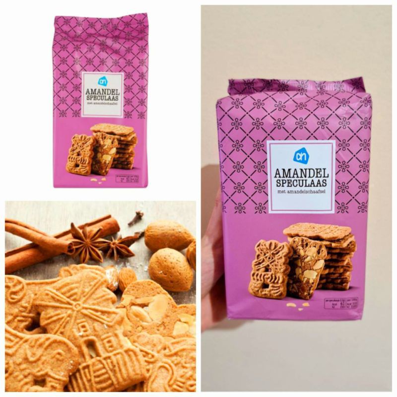 AMANDEL SPECULAAS Almond Biscuit 400 Gram Biskuit Speculoos (Made in Netherlands)
