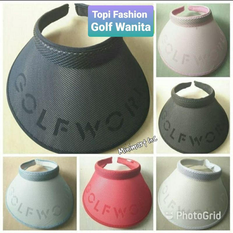 Topi Golf Wanita / Topi Caddy / Topi Olahraga