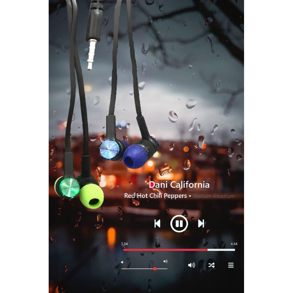 Smart Hi fi Handsfree Headset Earphone new bass XTN 849