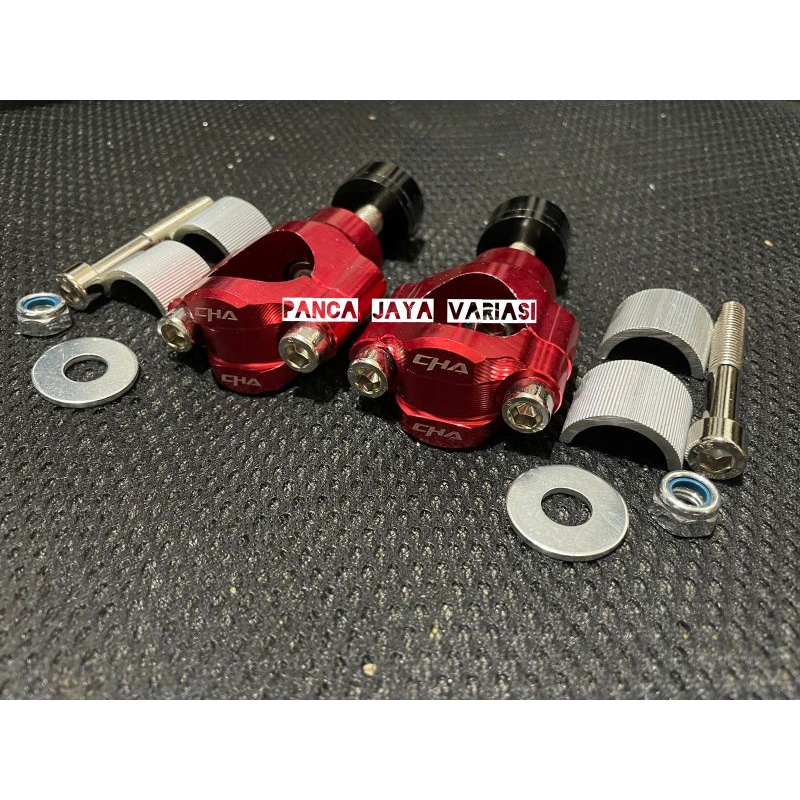 raiser dudukan stang raiser stang cnc KLX CRF 150 D-Tracker adv CBR 150 new BF satria fu ninja cbr r15 r25 Nmax Pcx Adv Matic ricer stang Universal Semua Motor dll