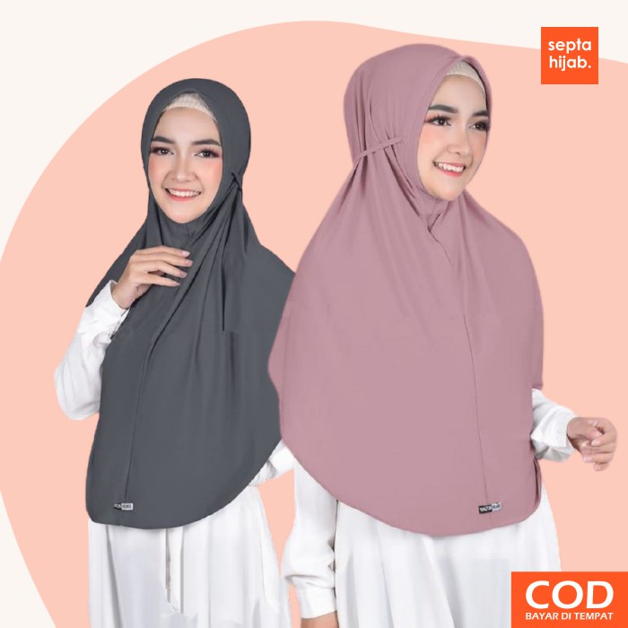 Jilbab Instan Bergo Maryam Jersy Dewasa