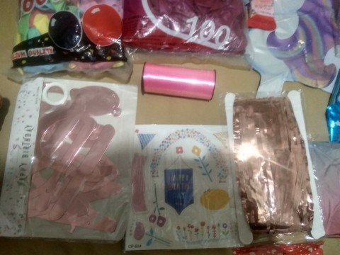 Cake Topper Happy Birthday Paper Mix Set