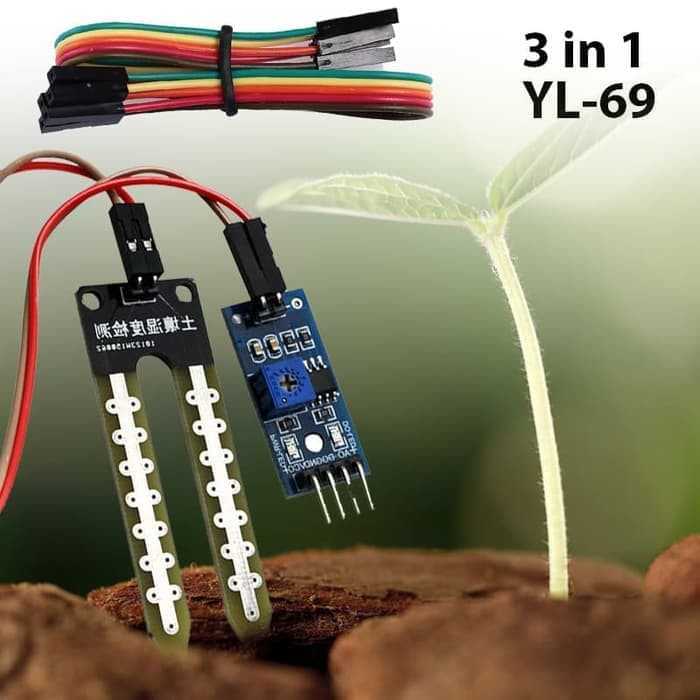 Sensor Kelembaban Tanah Soil Moisture ARDUINO Modul Hygrometer YL-69