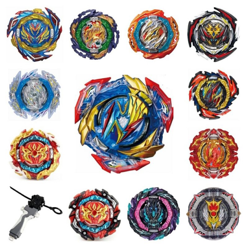 Beyblade / Gangsing / Gasing Burst Set Lengkap (Gangsing + Launcher Bervariasi + Handel)