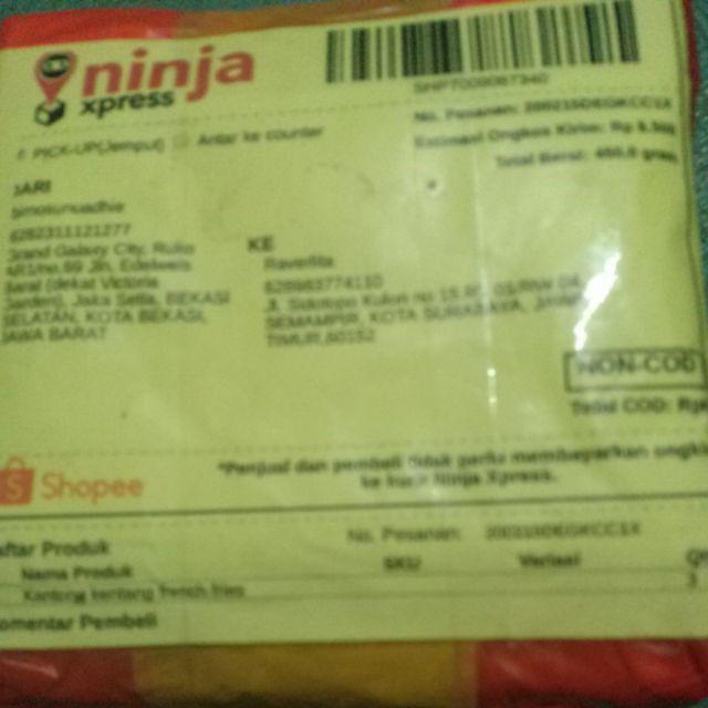 Kantong Kentang French Fries