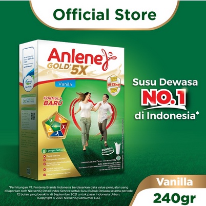 Anlene Gold Original/ Coklat / Vanila 240gr / Toko Makmur Online