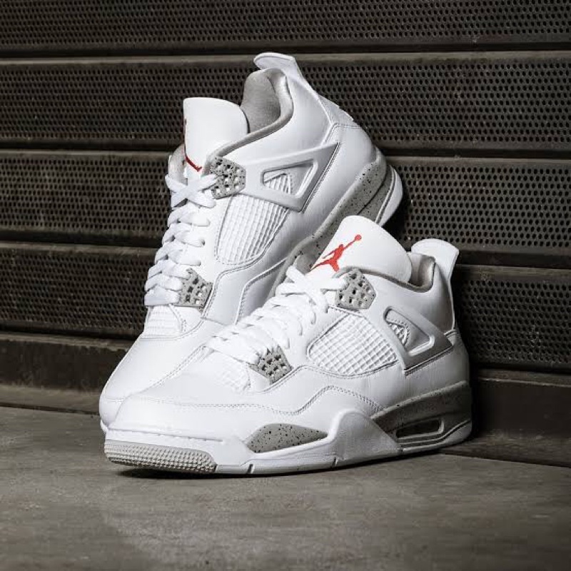 mens air jordan 4 white oreo