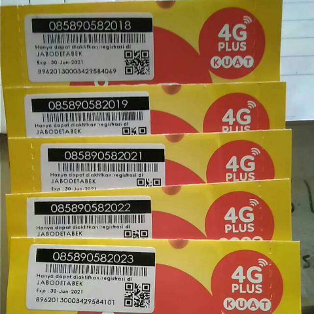 No Cantik Indosat edisi seri Tahun