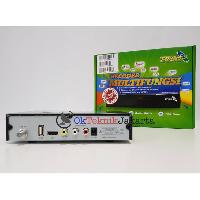 25Hd Receiver Parabola Topas Tv Mpeg 4 Hd Free All Channel 1 Tahun X9Zc