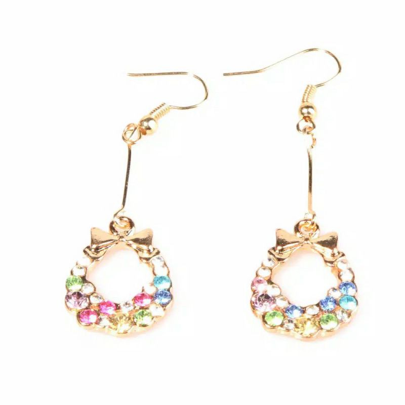 anting gantung model ribbon