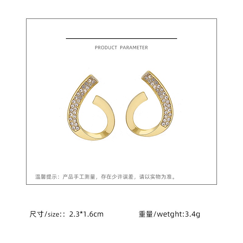 Korea Dongdaemun sterling silver jarum Hollow Air Tetes Elegan liar tindik anting-anting anting-anti