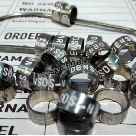 RING SLIM MERPATI BAJA KETOK CETAK NAMA MINIMAL 25 BIJI