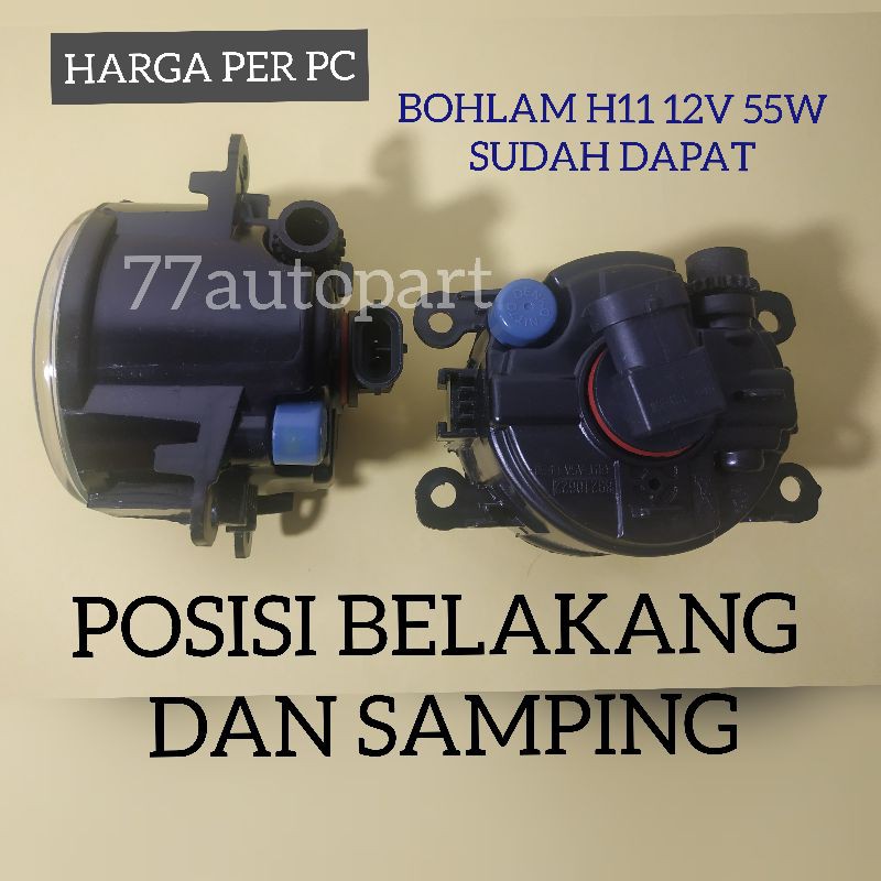 Lampu kabut foglamp grand vitara 2006 sampai 2011 harga satuan