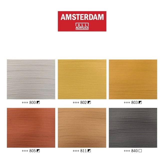 Royal Talens Amsterdam Acrylic Metallic / Pearl / Reflex