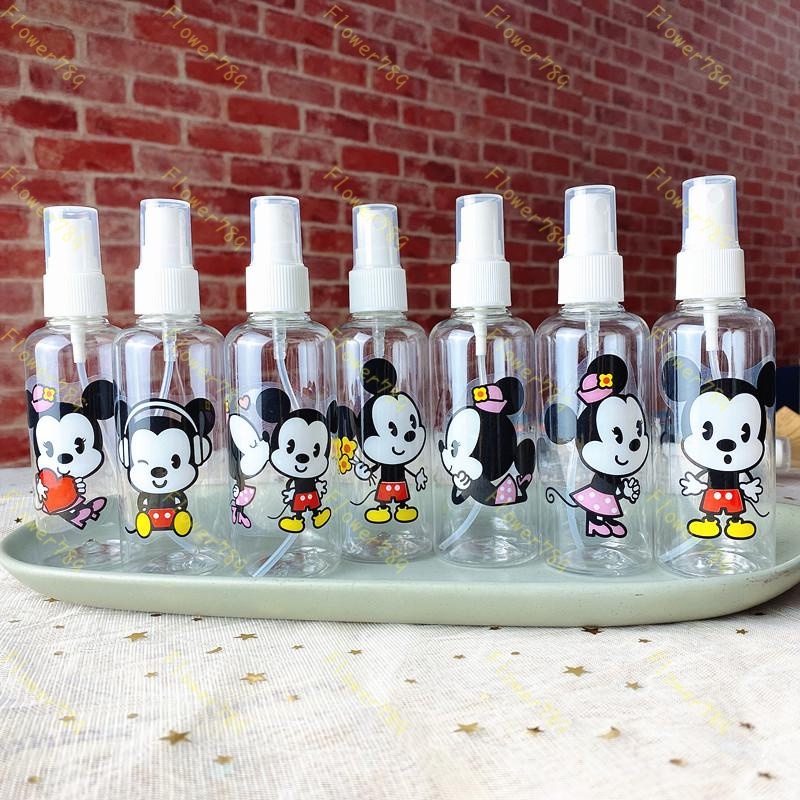 Magic789 Cartoon Mickey Kitty Snoopy Spray Bottle 50ML/100ML Portable Travel Size Bottles