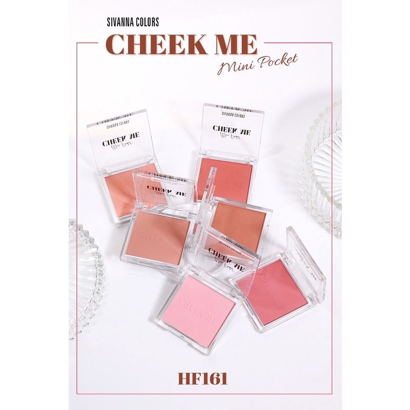 SIVANNA COLORS HF161 BLUSHON CHEEK ME MINI POCKET