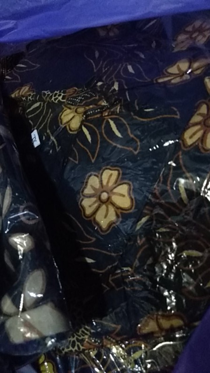 Size M L Xl Xxl Xxxl Bswart Batik Hrb026 Kenongo Kemeja Batik Lengan Panjang Pekalongan Murah Grosir