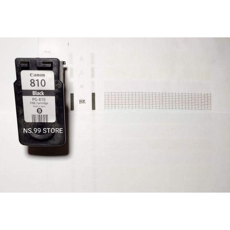 Cartridge canon PG 810 (HITAM) SIAP PAKAI Refill , printer canon ip2770, mp237, mp287, mp258