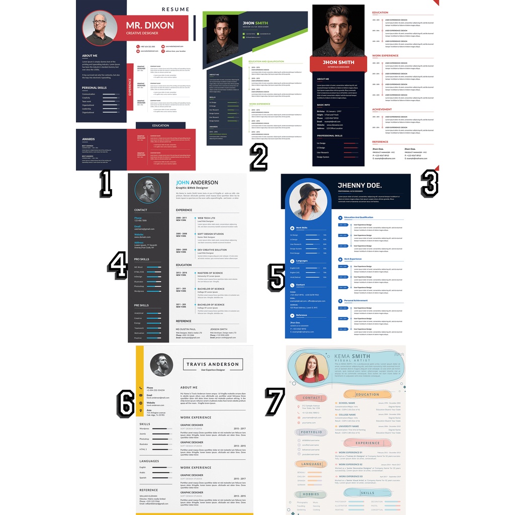 

Design dan Template CV (Curiculume Vitae) Professional dan Menarik