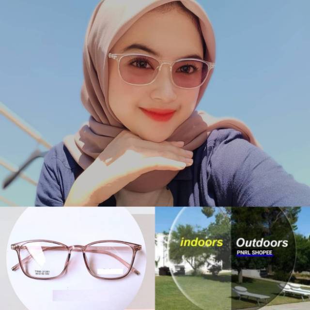 KACAMATA LENSA PHOTOCROMIC 21351// KACAMATA ANTI RADIASI // KACAMATA KOREA // (bisa COD) KACAMATA PRIA DAN WANITA FREE LENSA PHOTOCROMIC minus/cylinder KACAMATA UNIK //  KACAMATA KOTAK // KACAMATA MINUS-3
