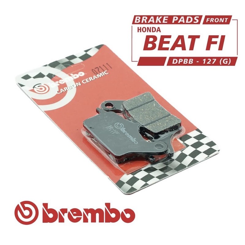 Kampas rem / brake pad BREMBO BEAT fi (front)