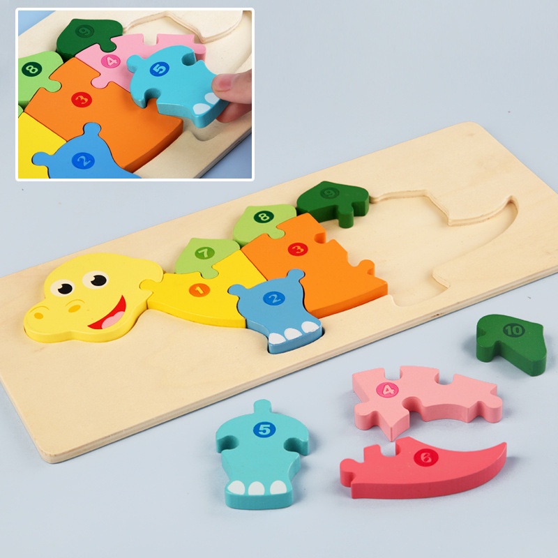 BEST SELLER Mainan Edukasi Anak Basic Shape Kayu Balok Geometri Puzzle 3D Montessori Sensory Xylophone Jam Angka