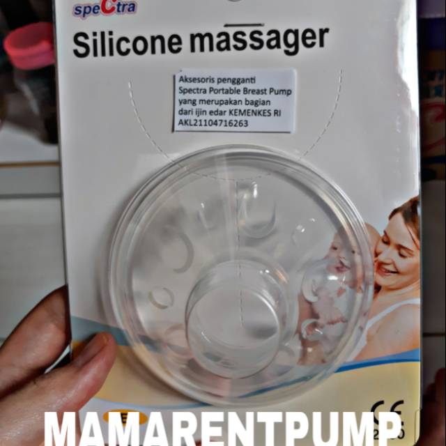 Satuan silicone massager Spectra bantalan silikon corong