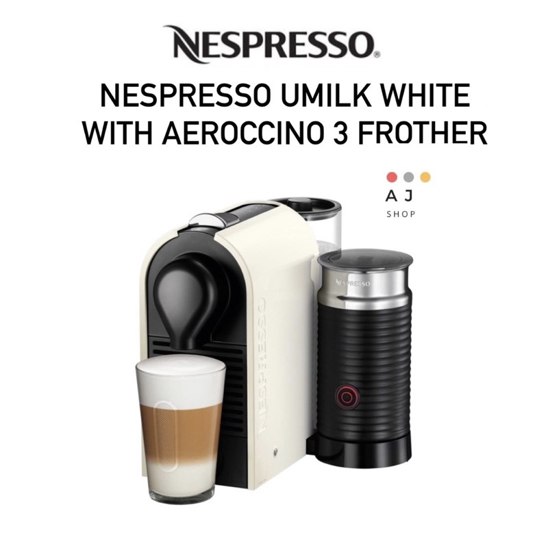 NESPRESSO UMilk Coffee Machine Mesin Kopi With Aeroccino 3 Milk Frother