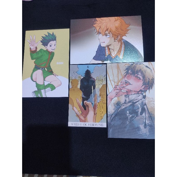 Postcard Onegingek Haikyuu hxh jjk BOOKED