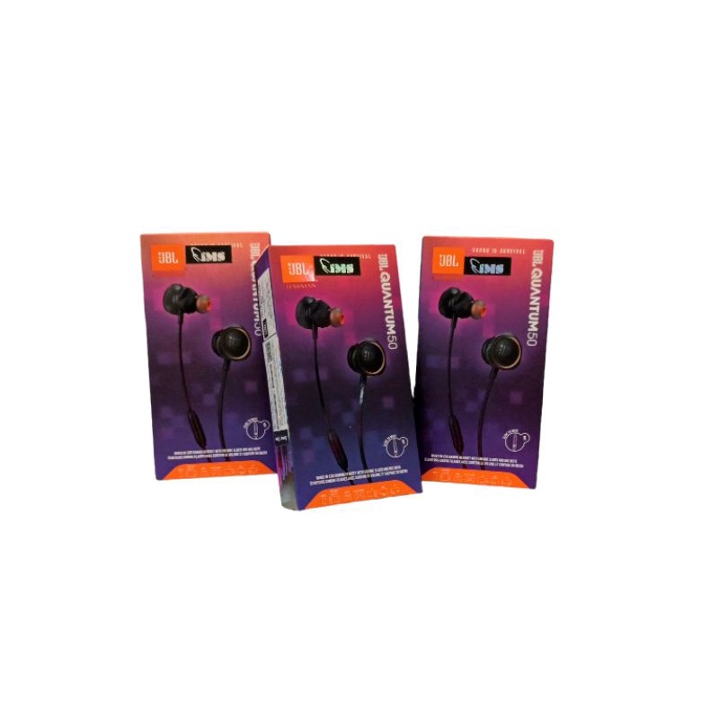 JBL QUANTUM 50 WIRED IN-EAR GAMING  JBL QUANTUM 50 WITH TOMBOL VOLUME