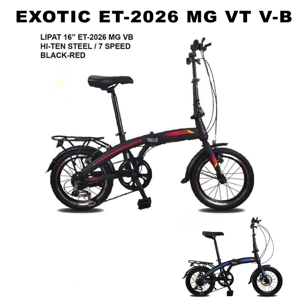 Sepeda lipat 16" Exotic 2026 MG VT V BRAKE