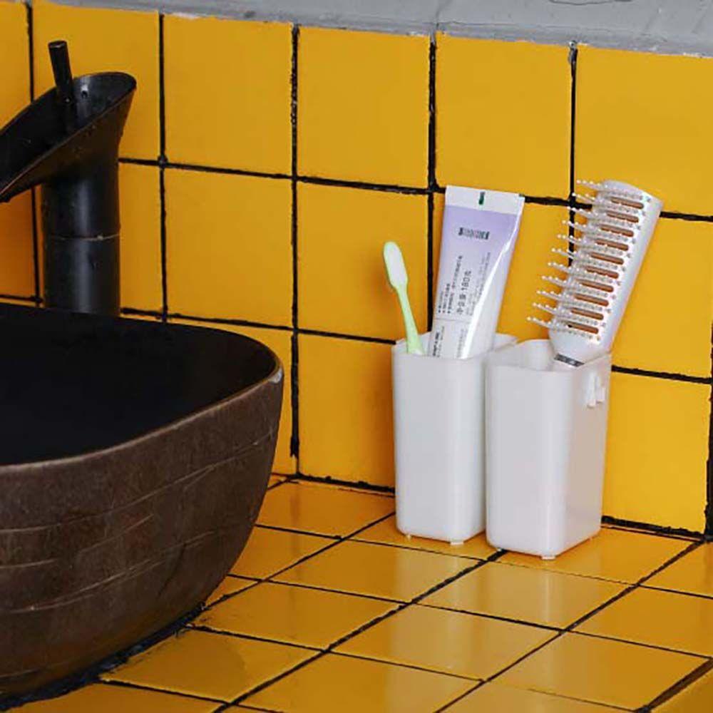 Rebuy Chopstick Drain Box Reusable Wall Mounted Tableware Chopstick Shelf Bucket Rak Sumpit Rumah Tangga