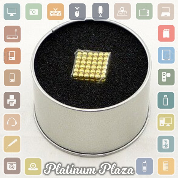 MINOCOOL Mainan Magnetic Stick Bucky Balls Steel 5MM - TH007005A - Multi-Color`2PFZAD-