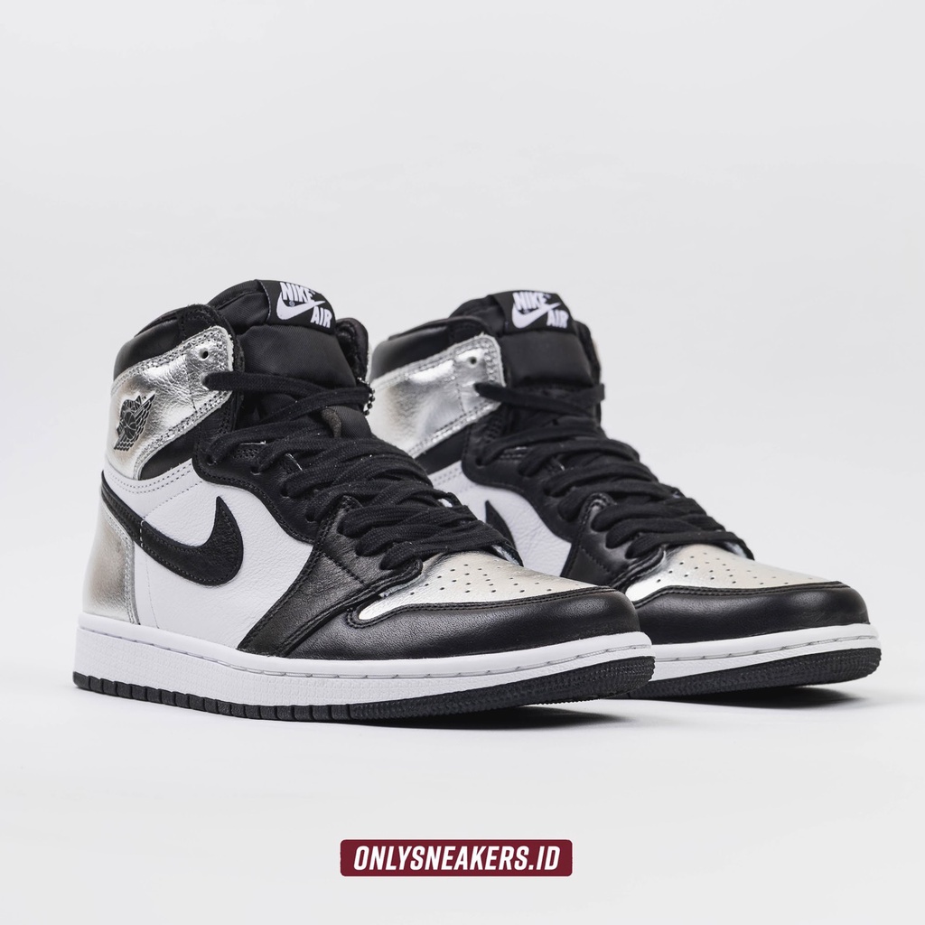 nike air jordan 1 silver