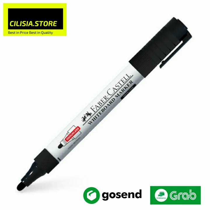 

Spidol Whiteboard Faber Castell Eco Papan Tulis Hitam Bisa dihapus