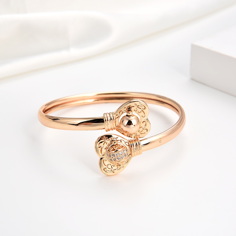 COD Gelang Titaniun Bangle Perak Wanita Diamond Titanium Premium Lapis 18K Anti Karat Berlian Korea Untuk Wanita Perhiasan perak 54b-135B