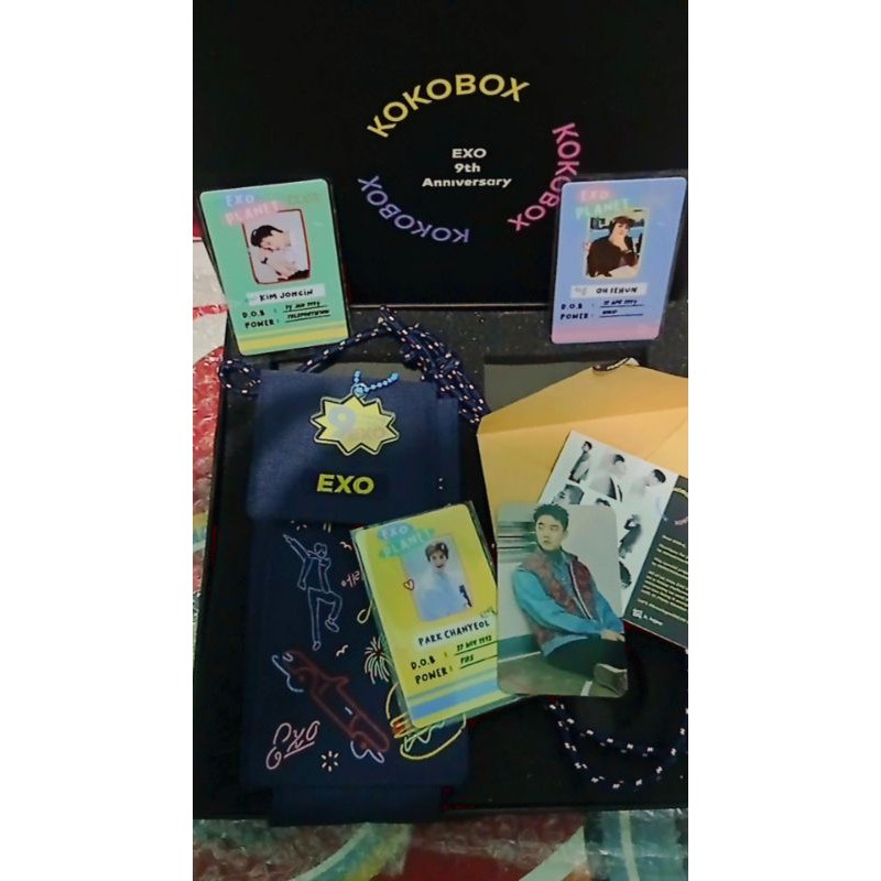 Kokobox wallet project anniversary 9th EXO