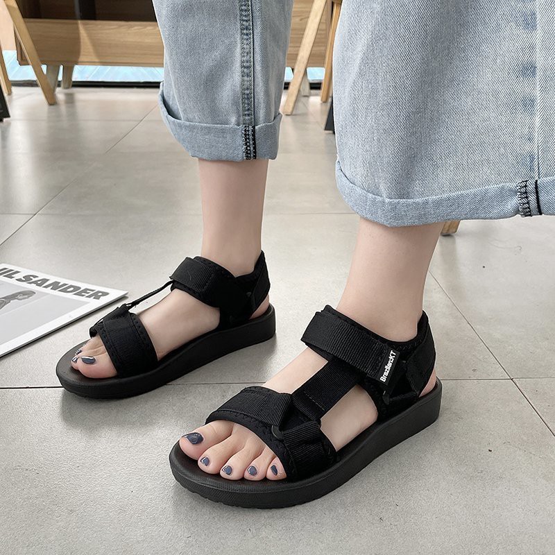 Sandal gunung wanita sol karet Sendal Hiking Wanita Import Korea Sandal Tali Belakang SD-057