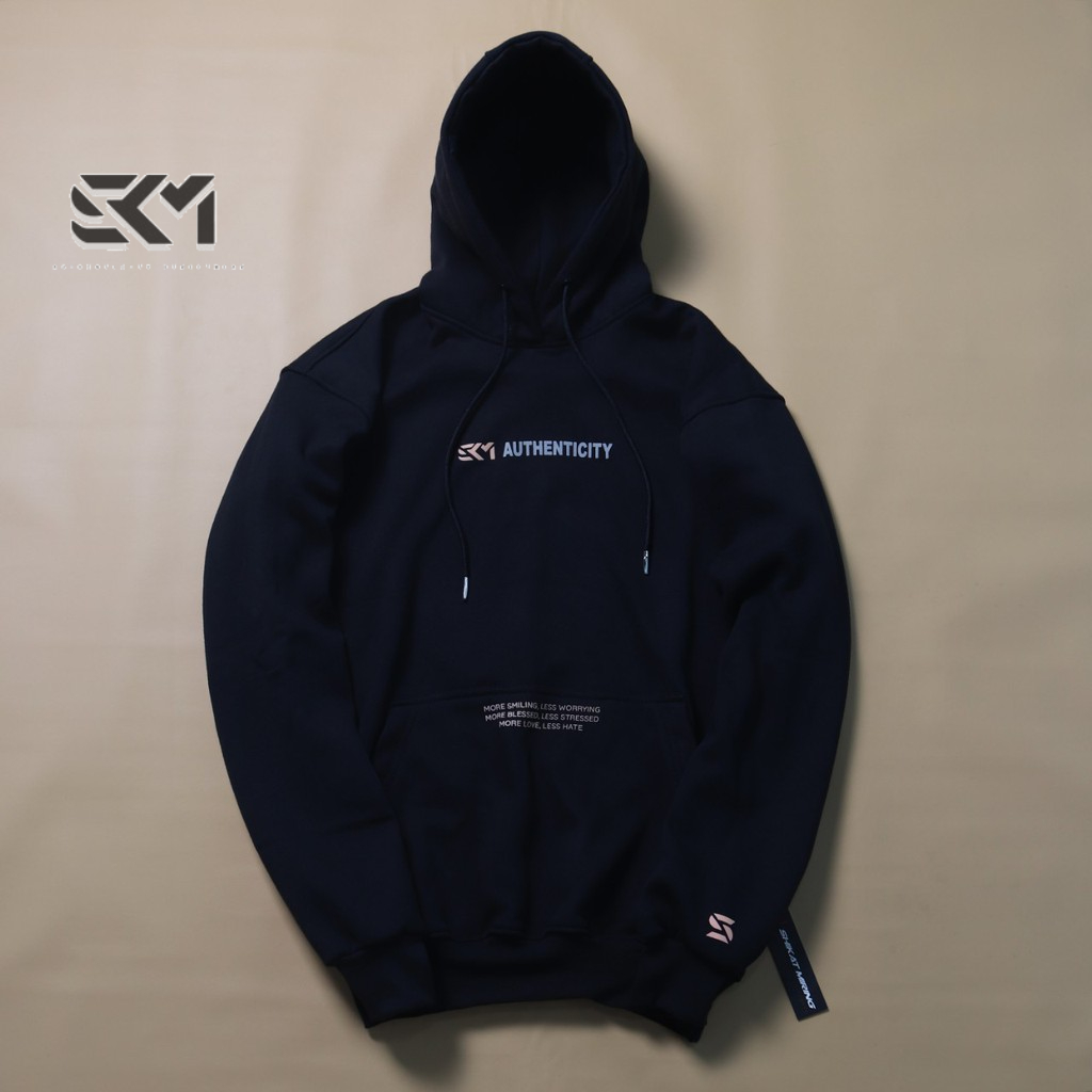 Jaket SKM Sweater Distro Original Shikat Miring Adventure Logo Hoodie Original