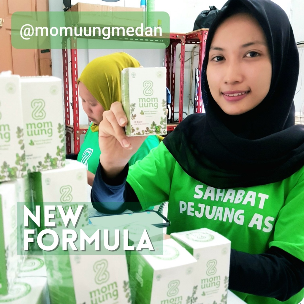 Asi Booster Mom Uung 30 Kapsul Pelancar Asi Momuung Suplemen Asi Halal BPOM