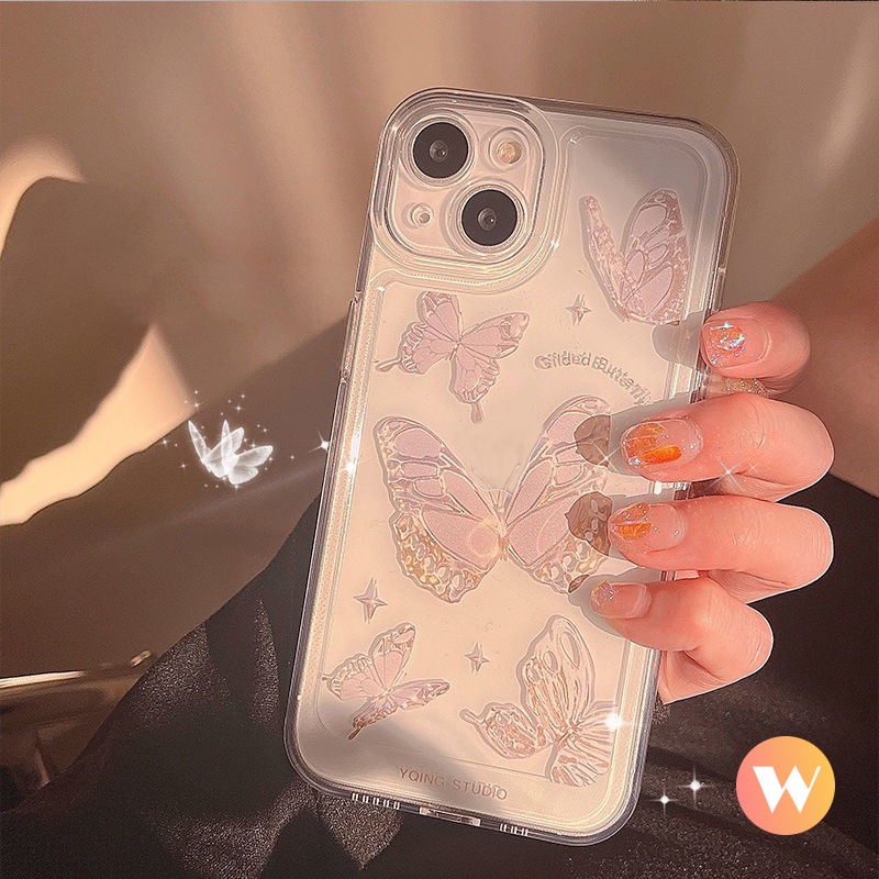 Casing Softcase Xiaomi Redmi 11Pro 10S 11s Note 11 10 9s 9 Pro Max Plus Redmi 10 10C 9 9T 9C Mi POCO M3 Pro POCO M4 Pro POCO X3 Pro NFC Butterfly