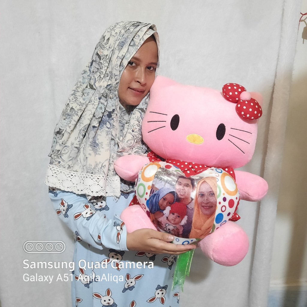 Boneka hello Kitty ikat pinggang XL GRATIS UKIR NAMA 50cm