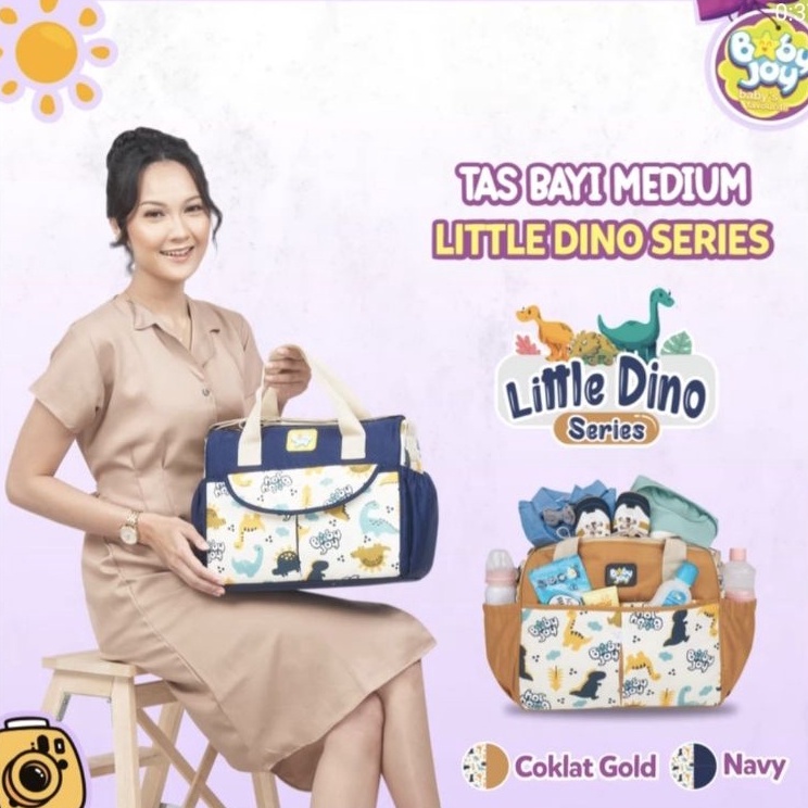 7.7 SALE !!! Baby Joy Tas Bayi Medium Little Dino Series - BJT1040 Termurah Lucu